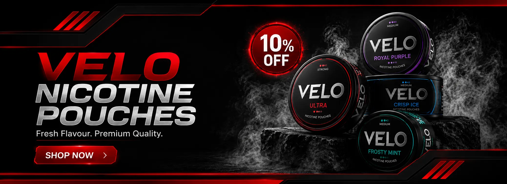 Velo Nicotine Pouches Banner