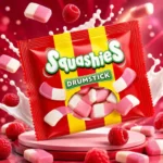 Squashies Original Raspberry & Mik Flavour 60g Gallery Image