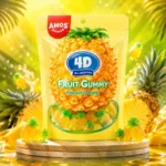 4D Fruit Gummy Pineapple Gallery Image