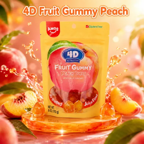 4D Fruit Gummy Peach