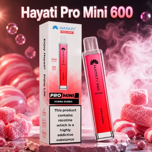 Hayati Pro Mini 600 Puffs Disposable Vape