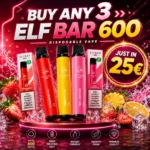 Offer Buy Any 3 Elf Bar 600 Disposable Vape | just in 25 Gallery Image