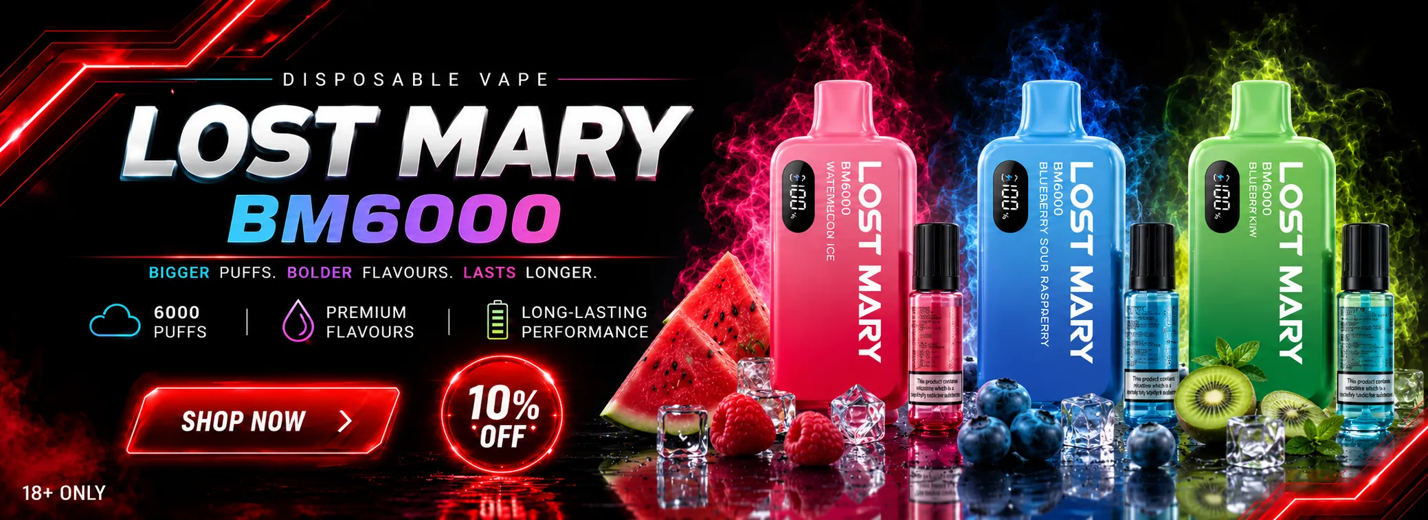 Lost Mary BM6000 Banner