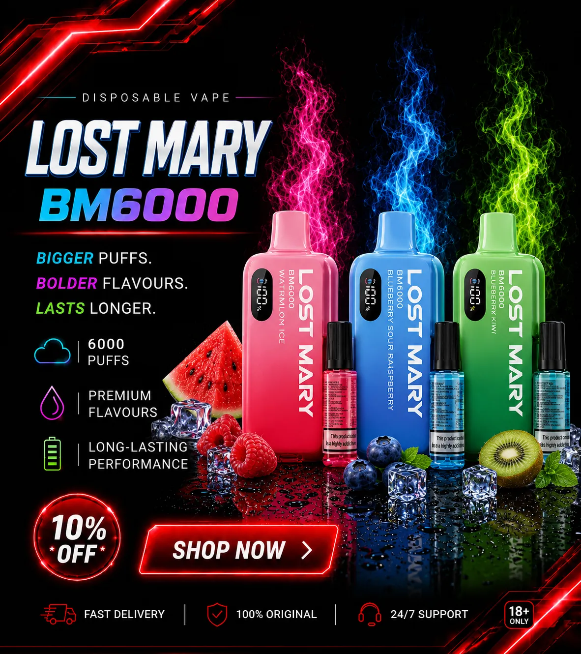 Lost Mary BM6000 Banner Mobile