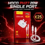 HOCO PH27 20W Single Port Super Fast Charger Set Gallery Image