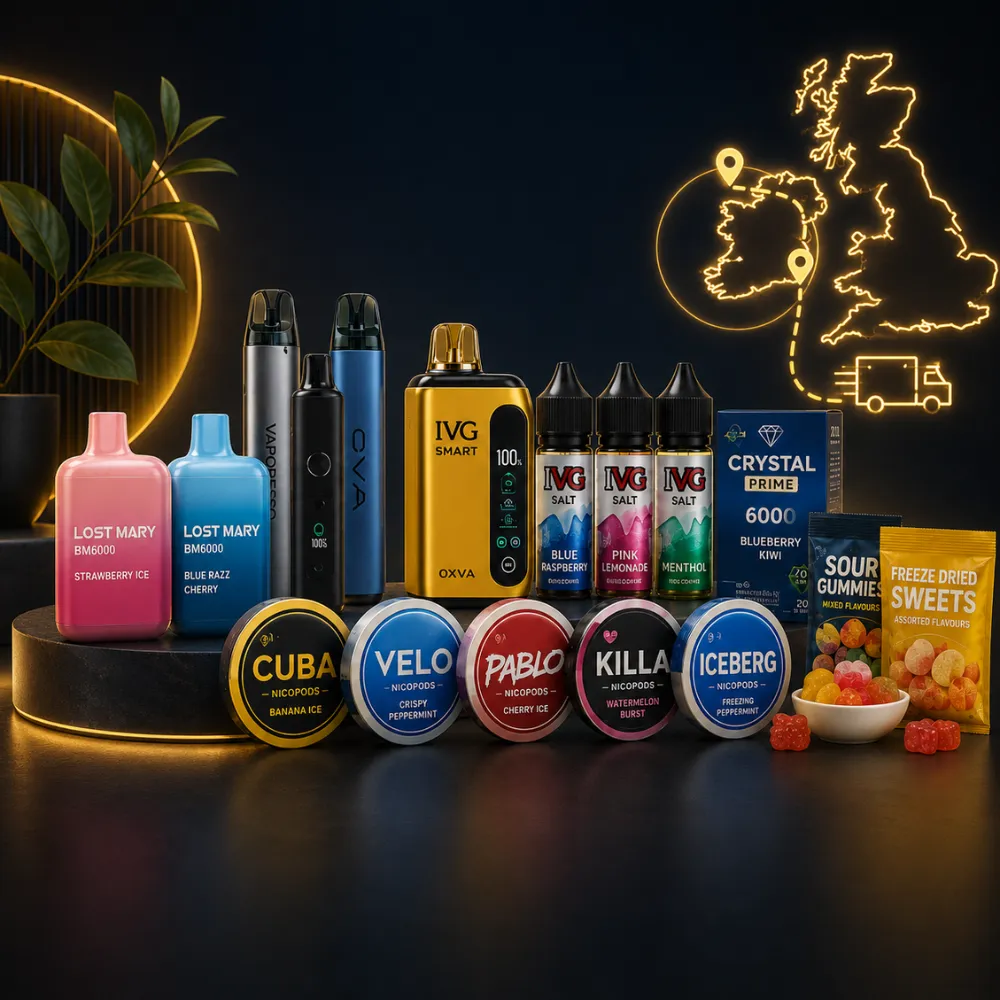 Vape products available from Next Vape Ireland